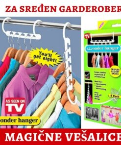 Wonder Hanger - Magične Vešalice - Organizator odeće